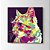 Quadro Decorativo Colorfull Cat - Imagem 3