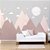 Painel Adesivo Infantil Montanhas com Céu Estrelado Rosa - Imagem 2