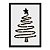 Quadro Decorativo Árvore de Natal Clean - Imagem 2
