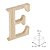 Letra "E" em Madeira Pinus 15 x 11 x 1,7 cm - Imagem 4