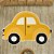 Tapete Playmat Infantil Carro Amarelo - Imagem 1