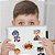 Cartela De Adesivos Infantil Pequenos Super-heróis - Imagem 3