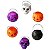 Balde/Cesto Abobora e Gaveira - Halloween - Imagem 1