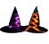 Chapéu De Bruxa Com Laco Halloween - Imagem 1