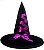 Chapéu De Bruxa Com Laco Halloween - Imagem 5