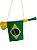 Corneta  Vuvuzela  Com Bandeira do Brasil 32cm - Imagem 3