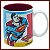 Caneca Superman Flying Colorido Dc Comics - 300 ml - Imagem 2