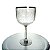 Taça Gim Glitter Borda Ouro 600ml - Imagem 1