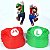 Chapéu dos Irmãos Mario & Luigi Super Mário Bross Fantasia - Imagem 1