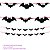 Faixa decorativa Morcegos Halloween - REGINA - Imagem 2