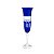 Conjunto com 6 Taças de Cristal Champagne 175ml  Azul Cobalto - Rojemac - Imagem 2