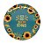 Prato de Sobremesa 20cm em Melamina - Isso aqui ta bom demais Azul - Flor Arte - Imagem 1