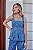 Peplum Fábia Estampada Azul Escuro - Imagem 1