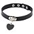Coleira Colar Chocker Coração - Imagem 1