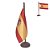 Bandeira De Mesa País Espanha - FDB - Imagem 1