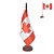 Bandeira De Mesa País Canadá - FDB - Imagem 1