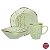 Conjunto Para Lanche - Modelo Ryo Bambu 3 Peças - Oxford Porcelanas - Imagem 1