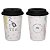 Copo em Cerâmica com Tampa de Silicone - Modelo I Love Tea - 300ml - Imagem 1