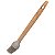 Pincel Culinário de Silicone com Cabo Madeira Oxford Warm Grey - Imagem 1