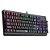 TECLADO MECANICO SANI SWITCH AZUL RGB K581RGB PRETO REDRAGON - Imagem 2