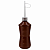 Almotolia em Polietileno 250 mL Âmbar com Bico Reto – J.Prolab - Imagem 1