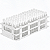 Suporte para Tubos Capacidade 40 Tubos 21 x 21 mm Branco – J.Prolab - Imagem 1