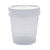 Coletor 80 mL em Polipropileno Transparente Tampa Branca de 9 mm Sem Pá- GraneL - Jprolab - Imagem 1