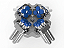 ROTOR SWING OUT 16X15ML CENTRIFUGA B-FUGE ELITE - Imagem 1