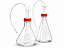 Frasco Erlenmeyer 5L com Fundo Defletor e Tampa de Transferência Asséptica - Corning - Imagem 1