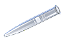 Tubo Centrífugo Não Graduado com Borda e Fundo Cônico – PYREX - Imagem 1