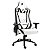 Cadeira Gamer SuperFrame Cleric, Reclinável, 4D, Suporta até 140KG, Branco e Preto - Imagem 2