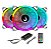 Kit Fan Com 3 Unidades Rise Mode Energy, 120mm, ARGB, Black, FN-02-RGB 5V - Imagem 1