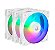 Kit Fan Com 3 Unidades Rise Mode X, 120mm, Led ARGB, Branco, RM-XLD-02-ARGB - Imagem 1