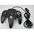 Controle Nintendo 64 Preto e Branco, Analógico 100%, Original Nintendo (Usado) - Imagem 1