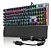 Teclado Mecânico Gamer USB LED RGB Luminoso PHILIPS - G624 - Imagem 1