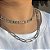 Colar Choker Maju Riviera Baguete Zirconias Cristais - Imagem 4