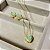 Conjunto colar e brinco em pedra fusion - Imagem 3