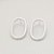 Brinco Lua Formas Circulo Oval - Imagem 4