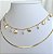 Colar choker com conchinhas e perolas - Imagem 3