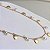 Colar choker com conchinhas e perolas - Imagem 1