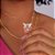 Colar inspiração Tiffani pingente em cruz - Imagem 1