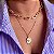 Colar Choker Leticia Diamantadas 8MM - Imagem 2