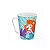 Caneca Plástica Decorada Sereia 430 ML Kozi Plast - Imagem 1