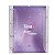 Fichário 4 argolas de botão 192FLS Purple Dac trendy - Imagem 1