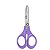 Tesoura escolar sem ponta colorida de inox 13cm Tris - Imagem 6