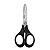 Tesoura escolar sem ponta colorida de inox 13cm Tris - Imagem 8