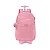 Mochilete Com Rodas Rosa Luxcel - Imagem 1