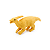 Borracha Divertida Raptor Brw Amarelo - Imagem 1