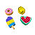Kit com 12 borrachas food trends leo e leo - Imagem 2