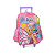 Mochila com rodas pink barbie - Imagem 1